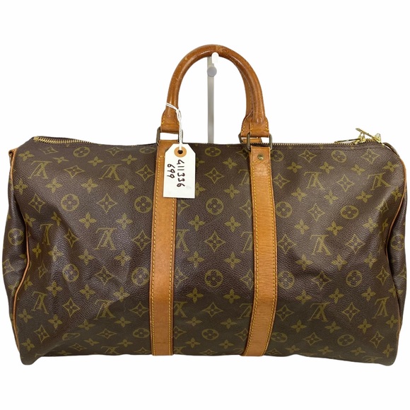 Louis Vuitton Travel bag Boston Keepall 45 Brown - Picture 3 of 11